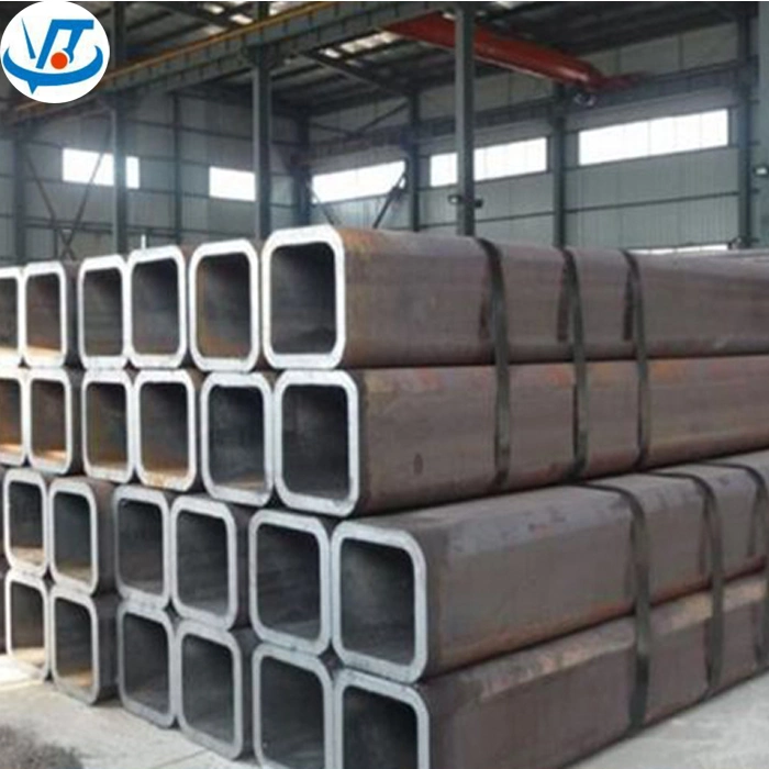 Q235 Q345 Ss400 Grade ERW Black Low Carbon Square Steel Pipe