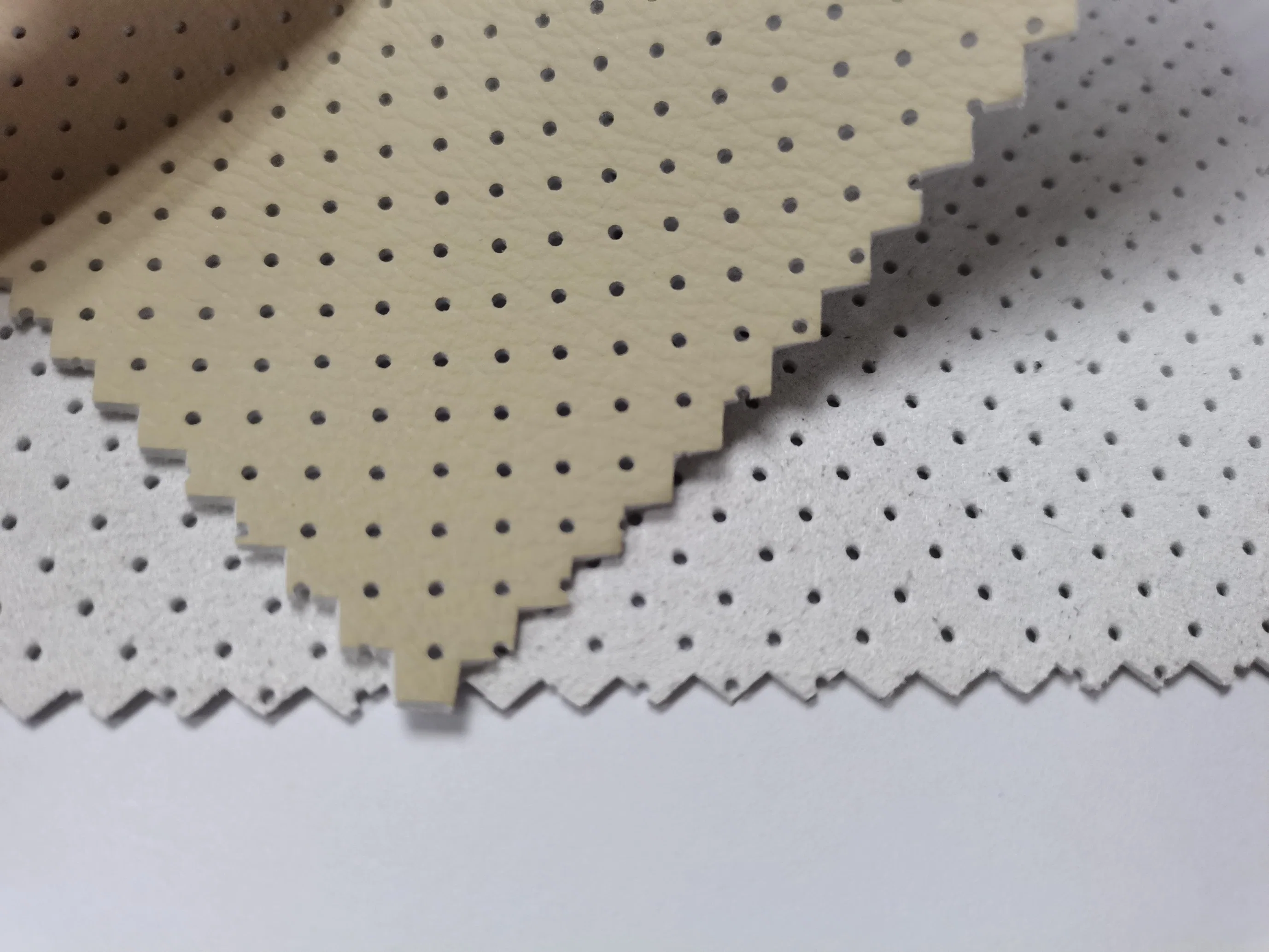 Fiber Non-Woven Synthetic Automotive Leather Huafon High quality/High cost performance  Fire Proof Perforated Synthetic Leather