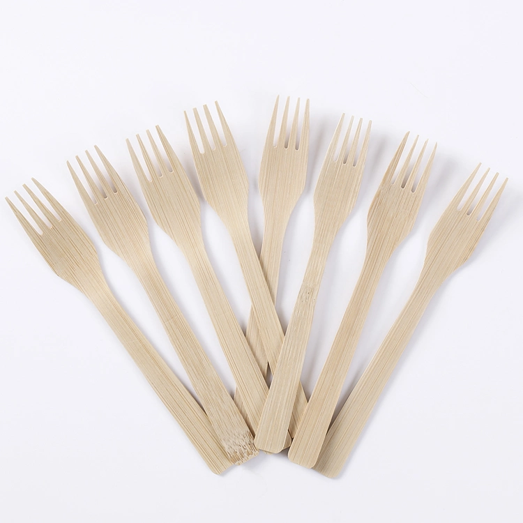 Eco Biodegradable Disposable Bamboo Cutlery Spoon/Fork and Knife