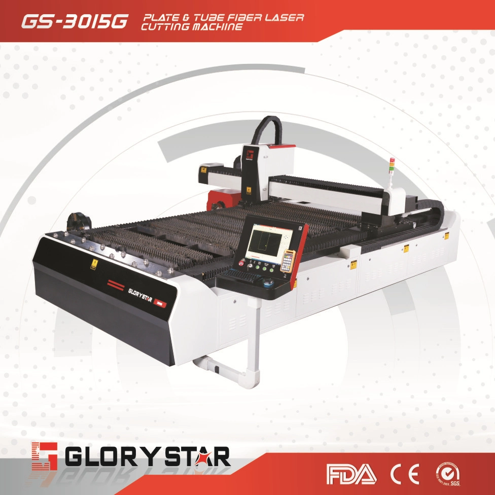 Factory Price Fiber Optic Laser Cutter Bar for Steel and Iron (GS-3015 2000W)