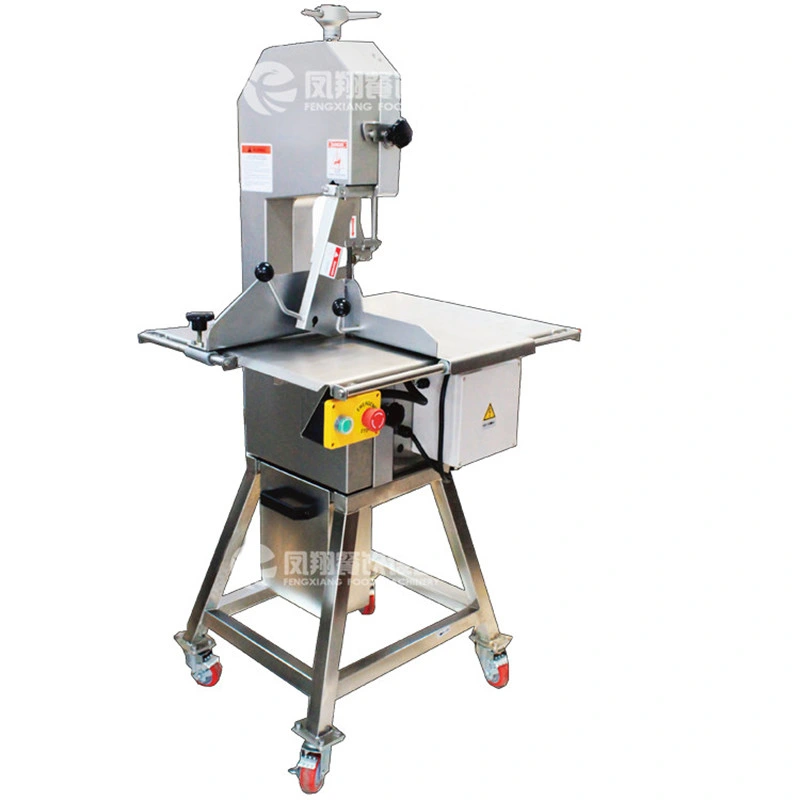 electric Frozen Salmon Cod Steak Segment Cutting Slicing Sawing Machine