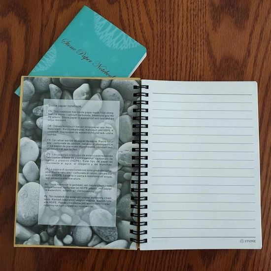 New Technological Notebook Made of Synthetic Paper