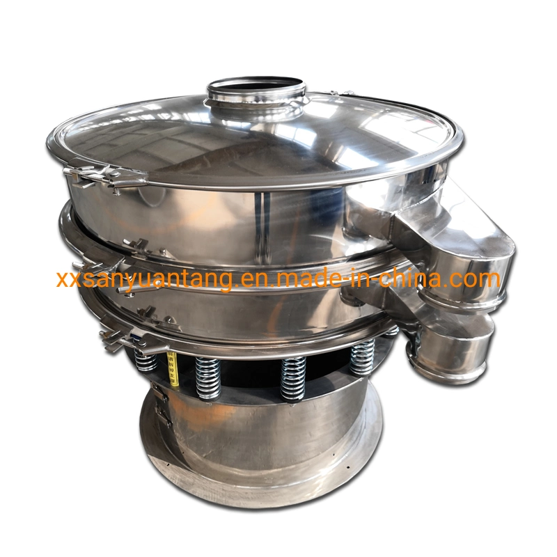 Milk Powder Sieving Machine Salt Rotary Vibrating Screen