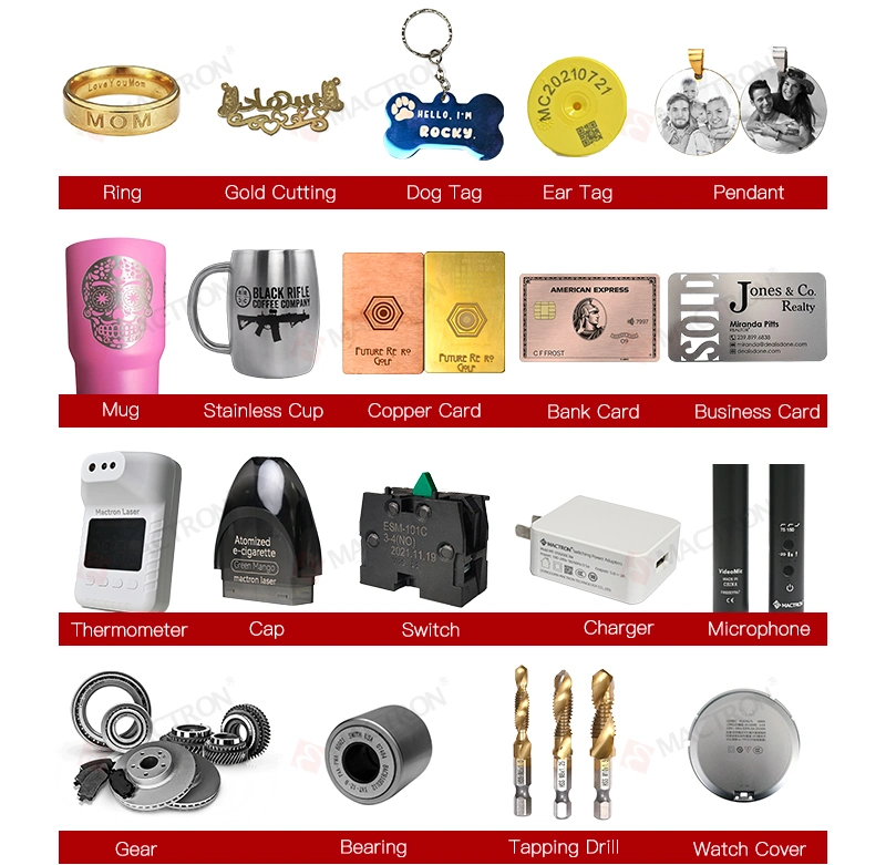 Portable Split Fiber Laser Marking Machine with Autofocus System