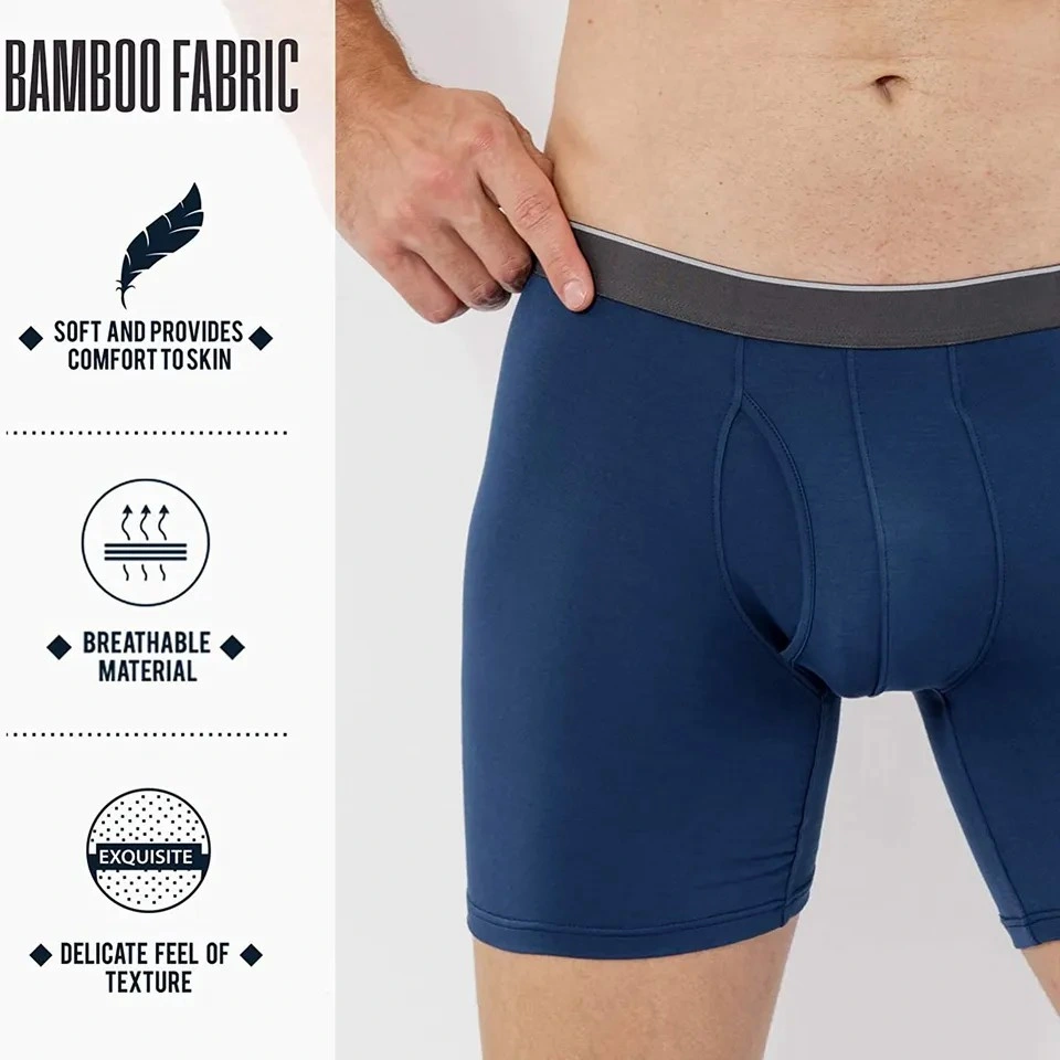 Ropa interior de bambú para hombres sexy personalizada de fábrica