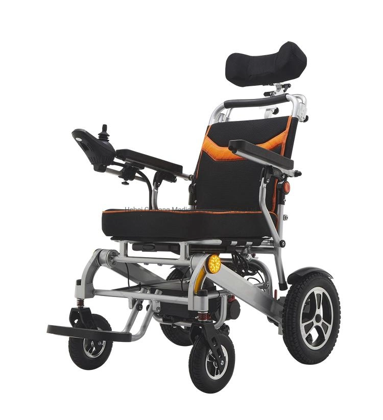 Practical Lightweight Wheelchair Folding Power Electric Wheelchair with Remote Control