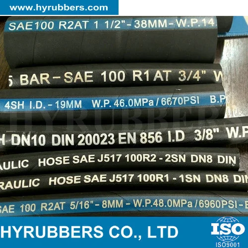 Six Wire Spiral High Pressure Hydraulic Hose r13 R15