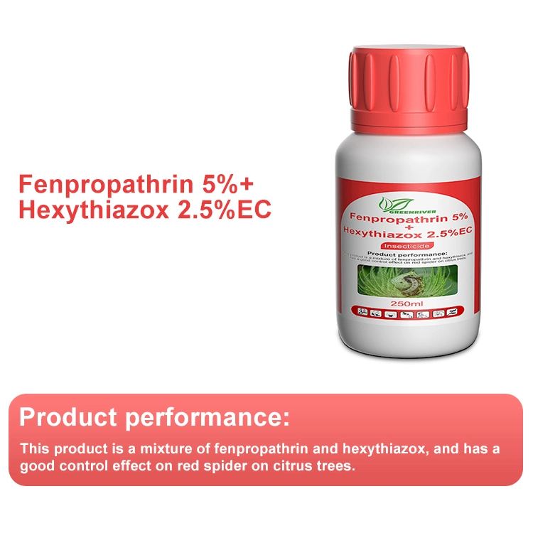 Control de Plagas insecticidas Fenpropathrin 5%+ Hexythiazox 2,5%EC