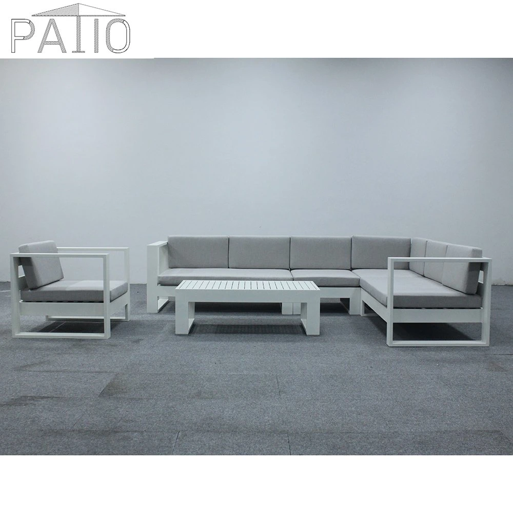 Hot Sale Premium Garden Furniture Set Aluminum Corner Sofa