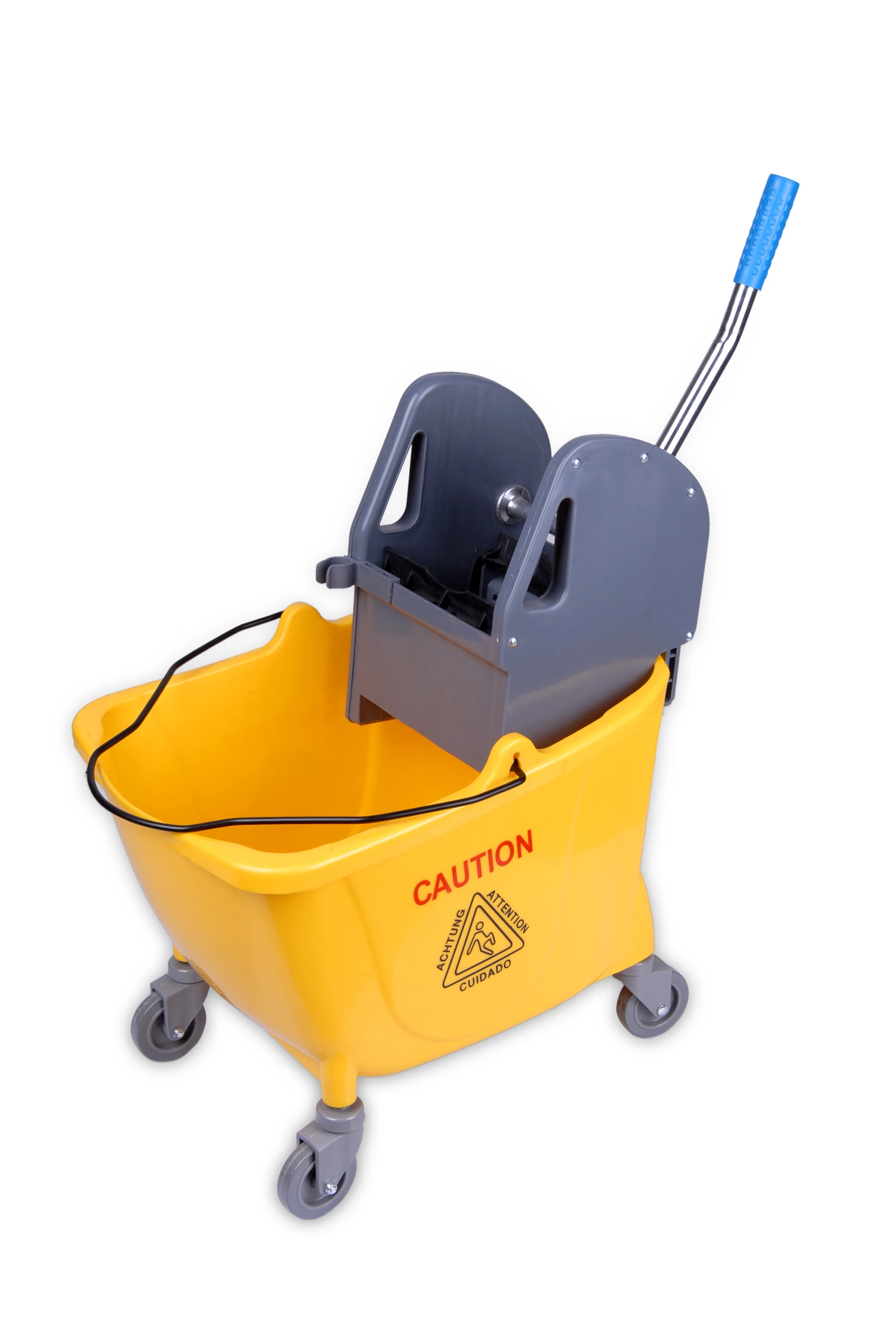 24L Nuevo estilo cucharón MOP profesional Wringer Trolley Limpieza sin manos