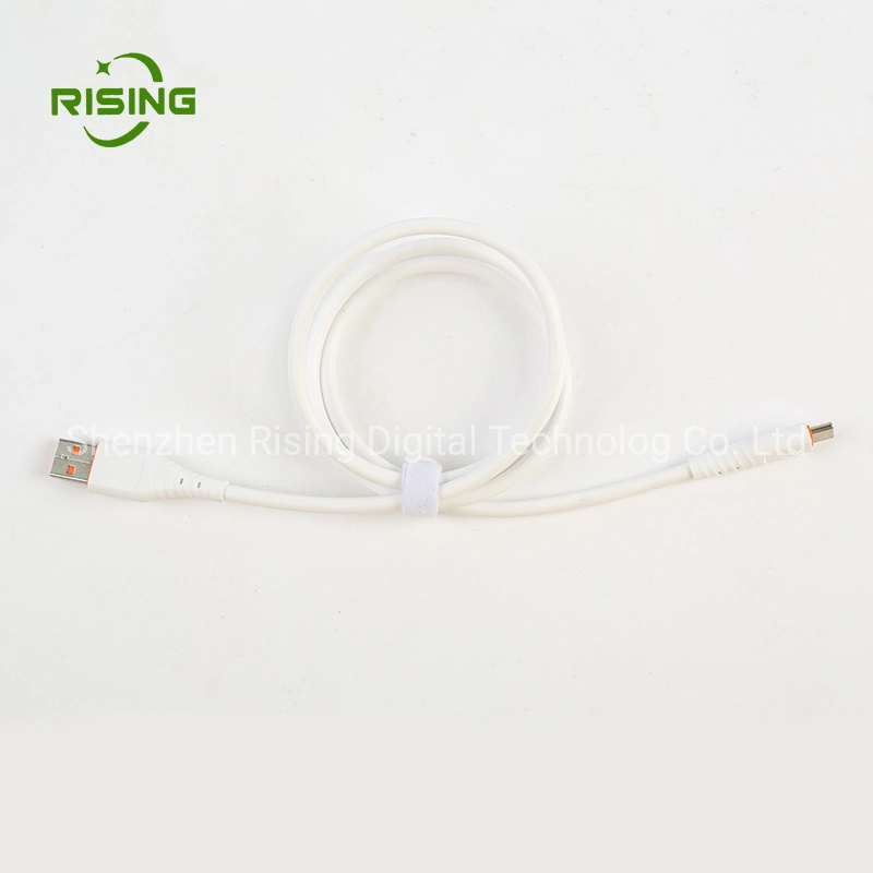 2 Meters Long Mobile Phone Silicone Data Cable