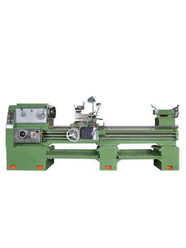 Flat Bed Lathe Machine 6 Jaw Chuck Conventional Lathe Metal Cutting Foot Brake China Factory CE /ISO9001