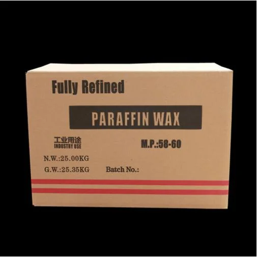 Chinese White Color Fully Refined Strip Paraffin Wax for Sale 58/60