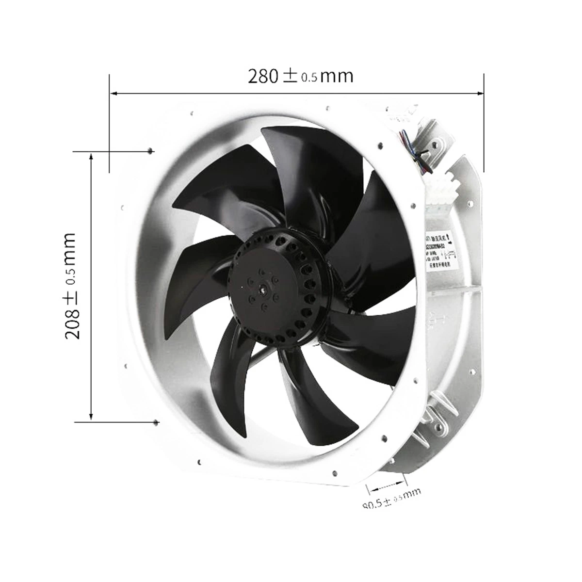 Factory Price 120X120X38mm Low Noise Cooling Fan 12038 Axial Flow DC Fan