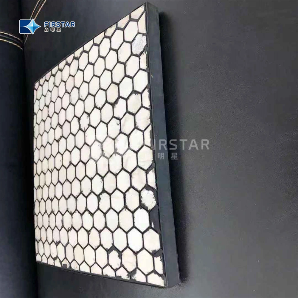 Anti Corrosion Alumia Zirconia Ceramic Mosaic Liner Mats with Polyester Handle