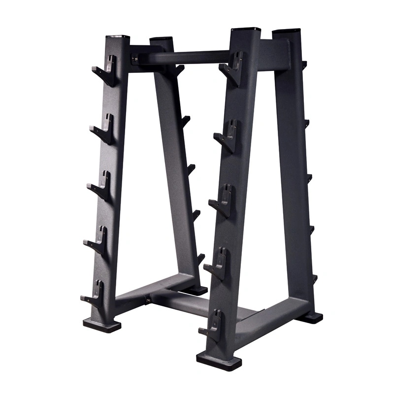 Lmcc Custom Barbell Rack for 10PCS Gym Fitness Barbell Storage Frame Commercial Workout Equipment