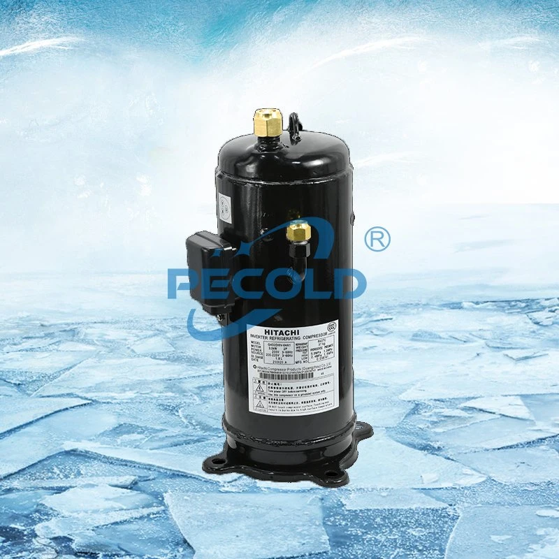 Hitachi_R410A DC Inverter Scroll Compressor Brand New Guangzhou Da80phdg-D1y2 Original Products Black Wooden Case Provided 40