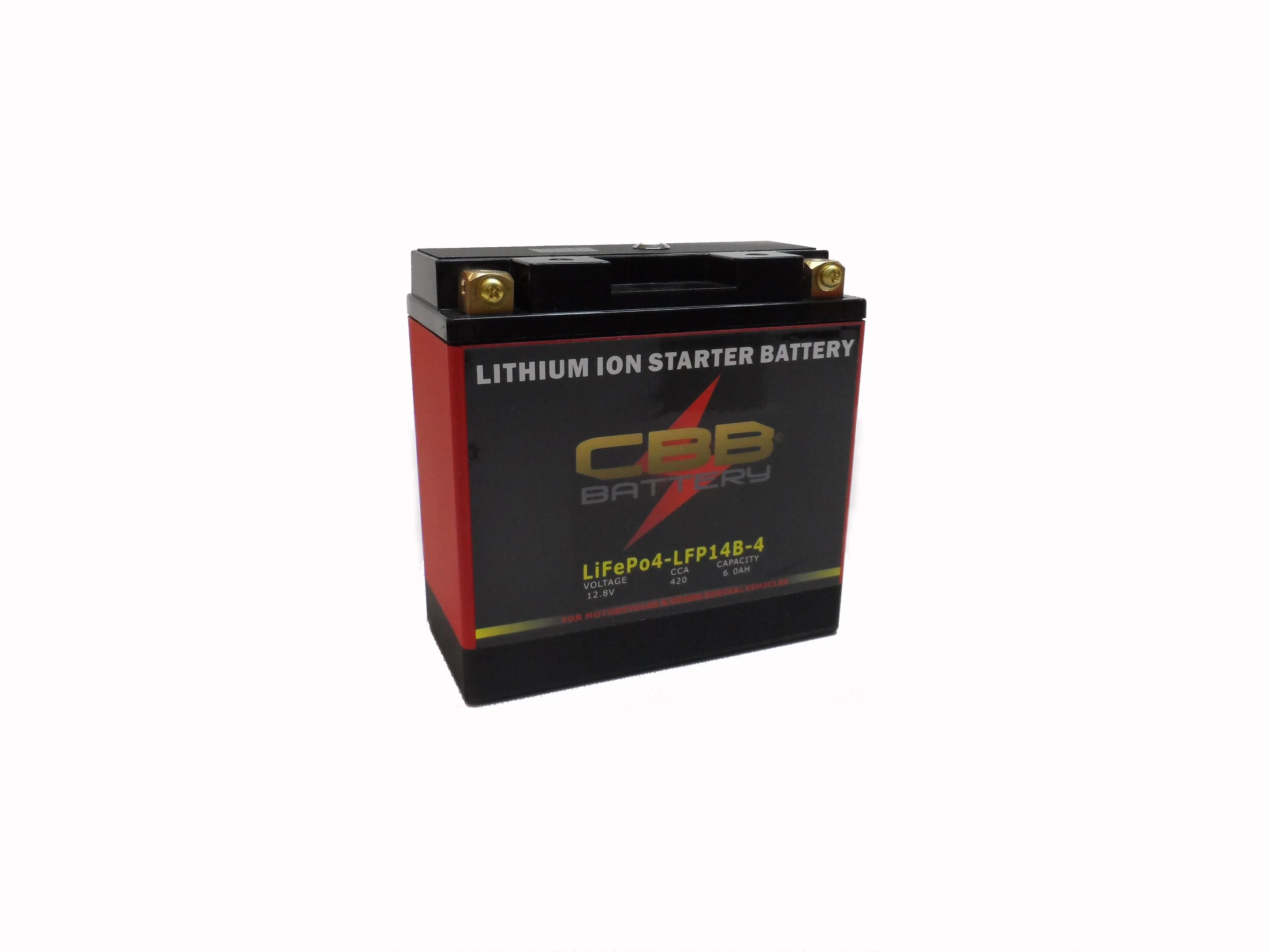 12.8V 6ah LiFePO4 Lithium Starter Battery LFP14b-4