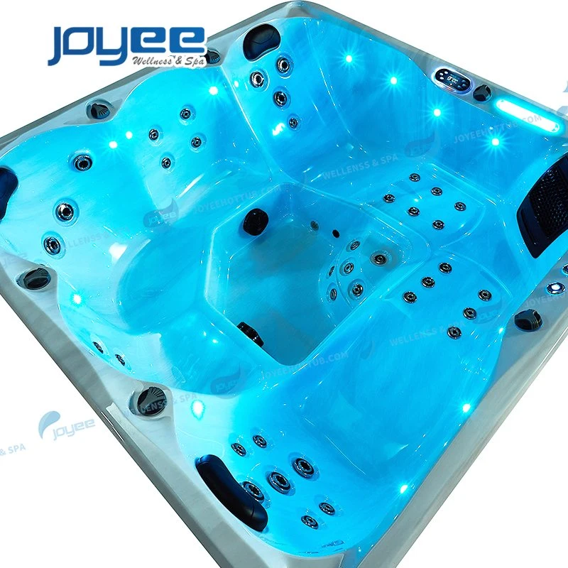 Joyee importiert Acryl Balboa Garten SPA 5 Person Jet Whirlpool Bad Außen-Whirlpool