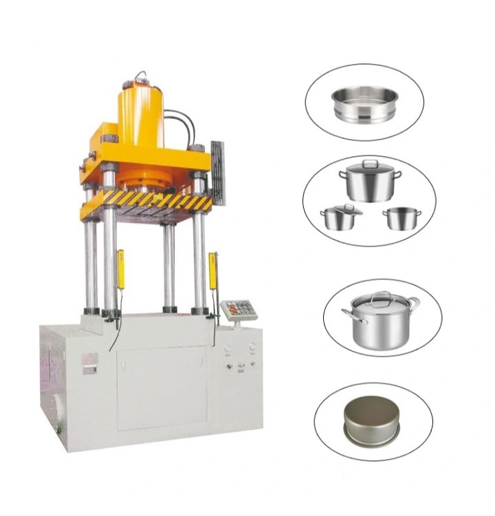 100/150/160/200 Ton 4 Colum Double Action Automatic Metal Forming Deep Drawing Hydraulic Press Machine for Bening, Stamping, Metal Embossing, Extrusion