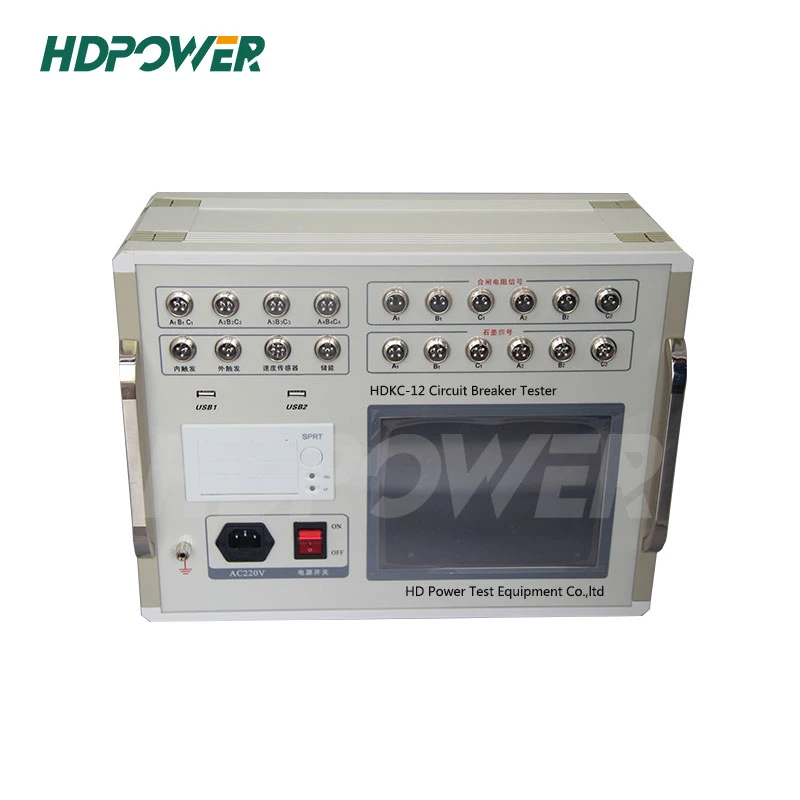 Hdkc-12 Circuit Breaker Tester Automatic Circuit Breaker Characteristic Test Machine High Voltage Switch Test Set