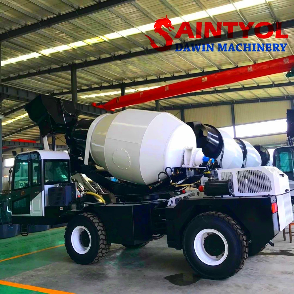 3.5 M3 Mobile Mini Shovel Self Loading Concrete Mixer Truck From Saintyol Dawin Machinery China