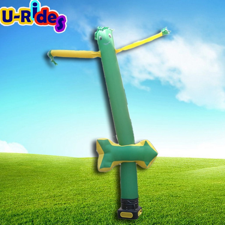 Green color arrow inflatable sky Dancer for events