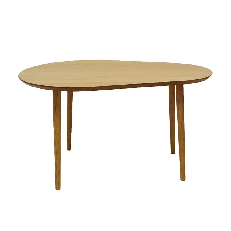 Special Offer White Gloss Round Solid Glass Coffee Table Wood Coffee Table with Solid Three Leg