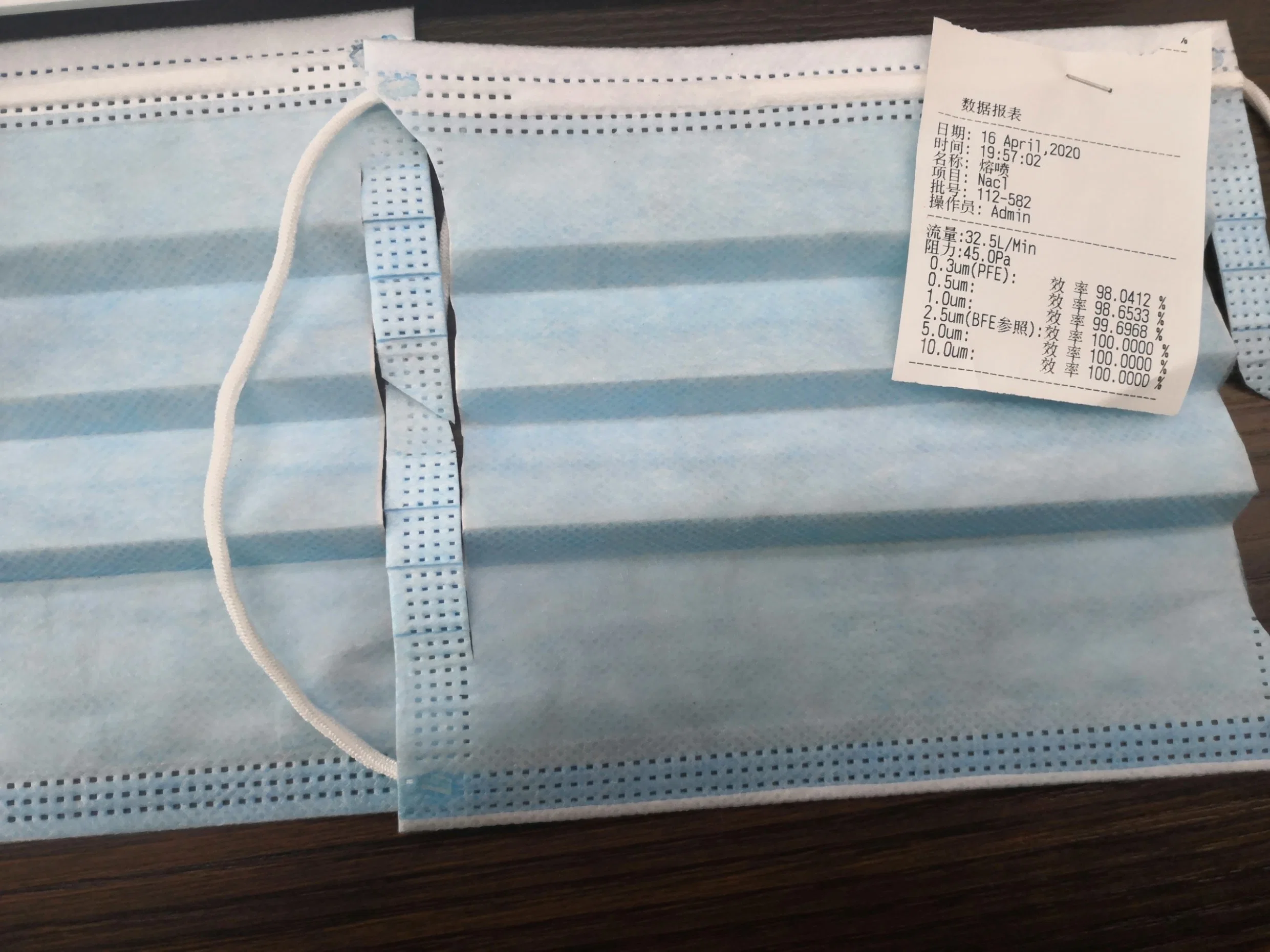 Non-Woven Fabric for Surgical Face Masks