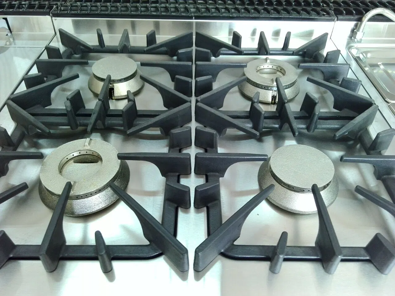 Gas Range 4 Burner Cooker Stove with Cabinet Gh-987