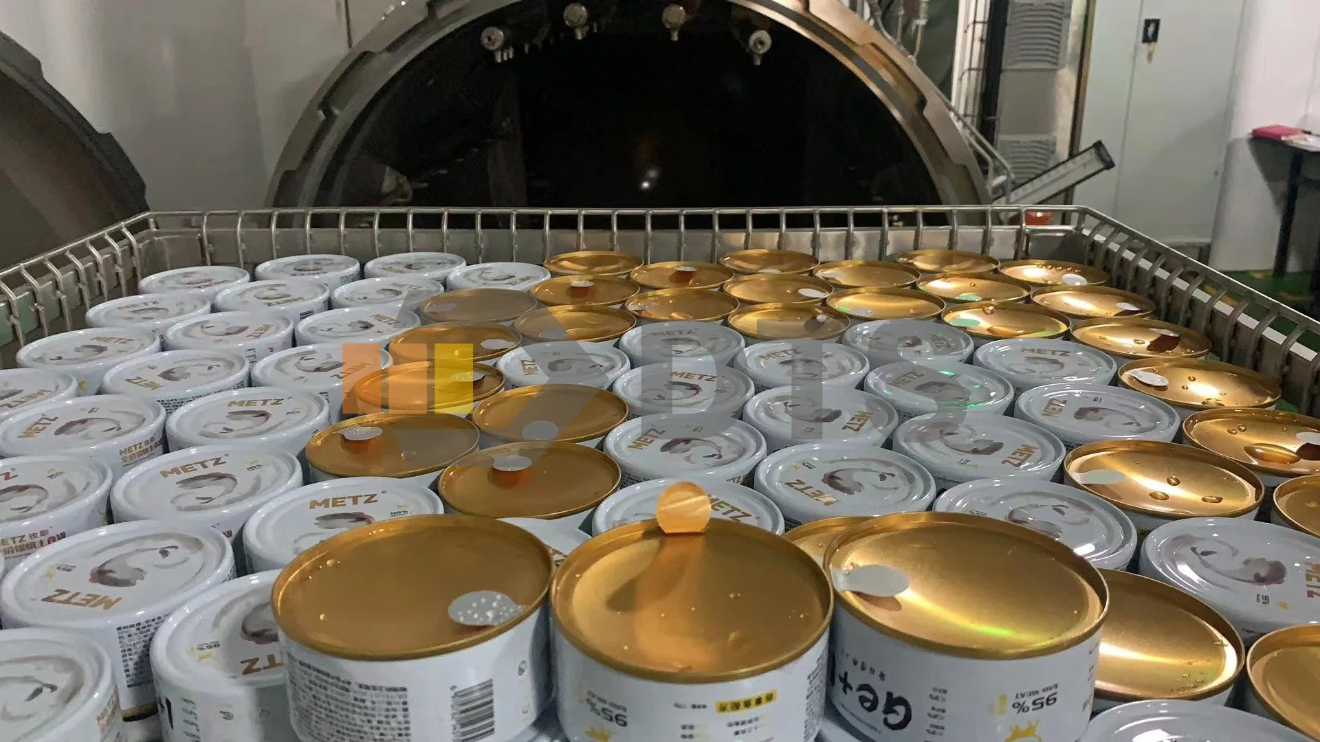 La esterilización de alta presión autoclave de esterilización de retorta// la máquina con el proceso de pulverización de agua para la valija, jarra de cristal y producto de la botella de aluminio