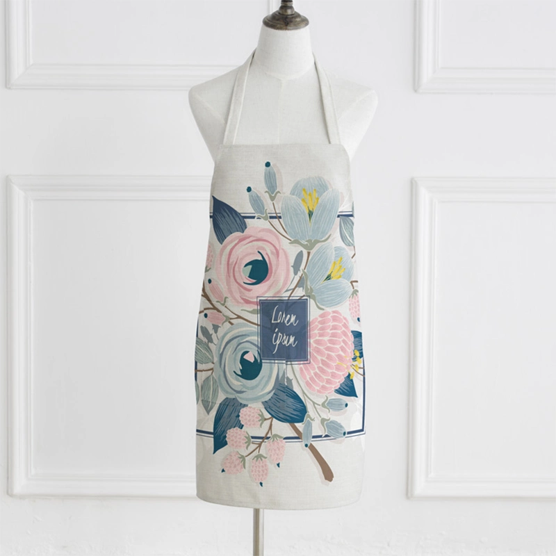 Quality Custom Digital Printing Elegant Apron for Studio Cooking