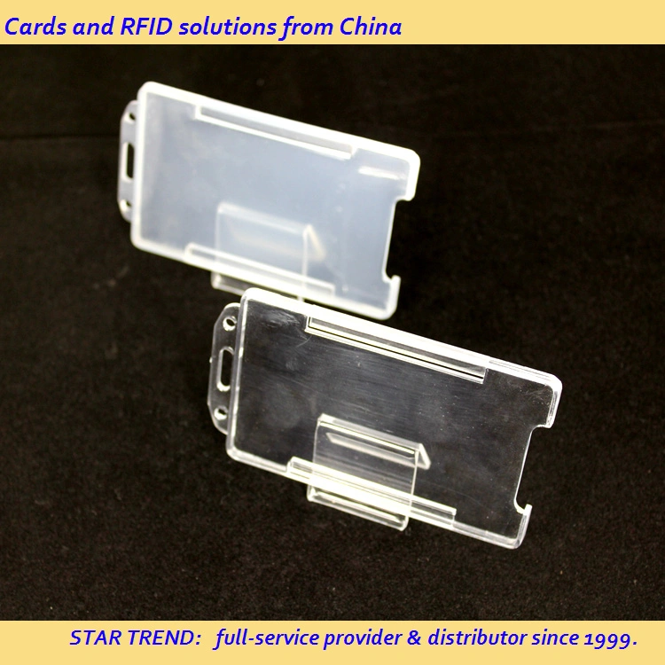 Plastic Card Holder for Office, IC ID Card, Business Card, Name Card