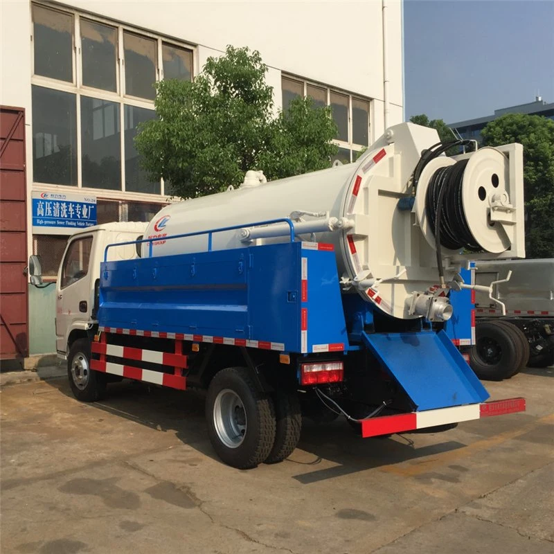 1500 Liters Water Tank and 4200 Liters Sewage Tank High Pressure Water Clean and Suction Pump Sewage Clean Truck