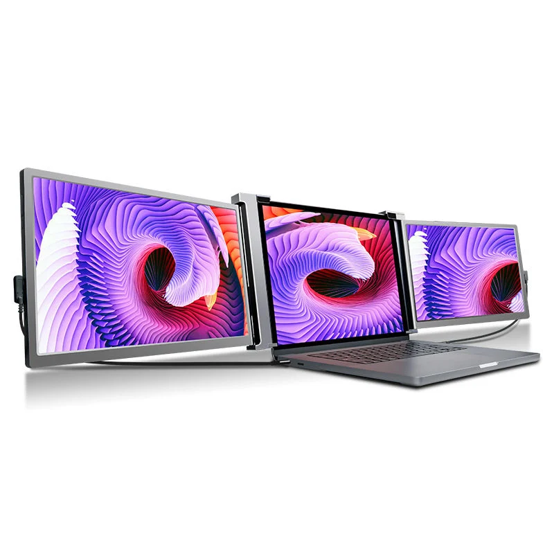 Customize Logo Laptop Extender Triple 12 Inch Extra Display OEM Tri0p Full HD Hdr10 Double Monitor Screen for Laptop or Notebook