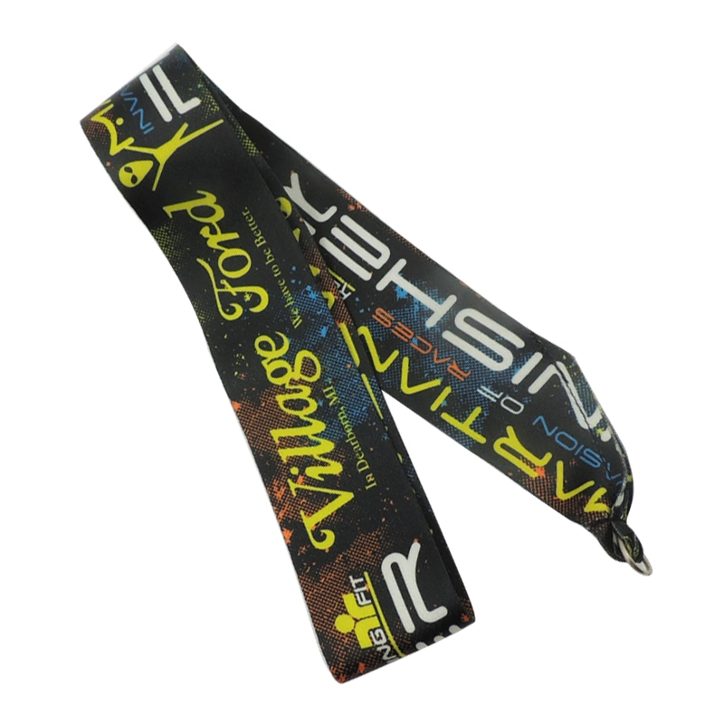 Custom Printing Logo Polyester Neck Lanyards No Minimum Order Promotional Gift Lanyard