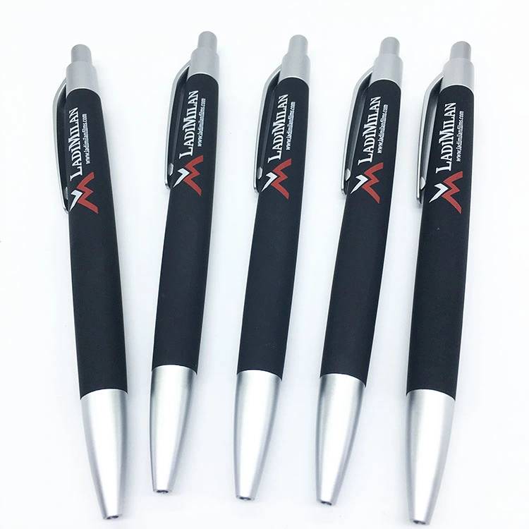 Candy Color Plastic Window Ball Point Pens with Custom Message and Color