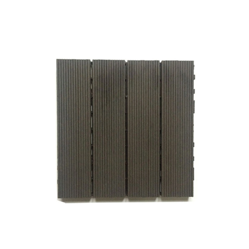 High Quality Interlocking Wood Plastic Composite DIY Decking Tile WPC Flooring