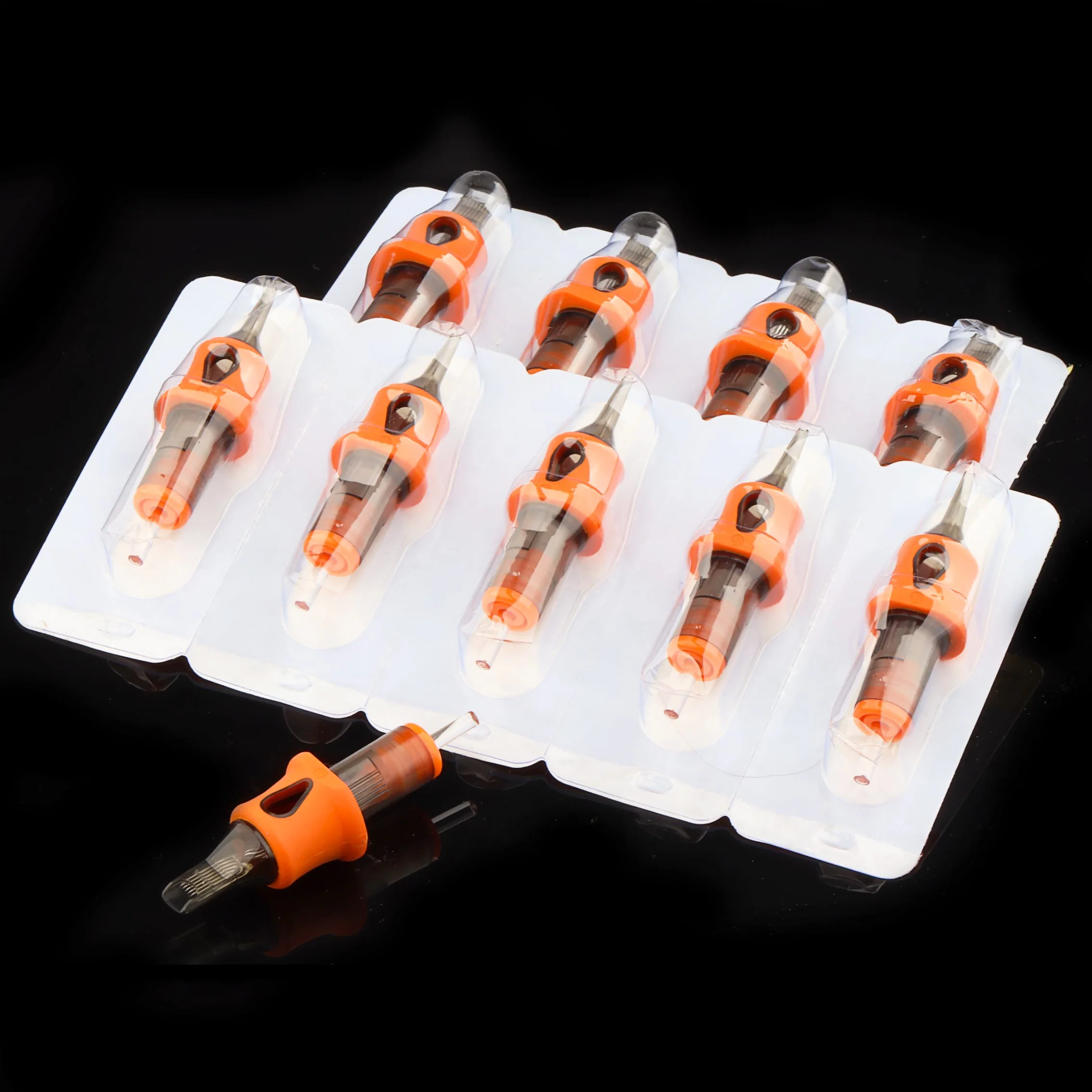 New Tattoo Cartridges Needles with Silicon Case Sterilized Cartridge Tattoo