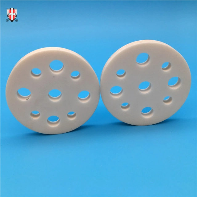 Customized Glaze White Ceramic High Strength and Hardness Alumina Ceramic Ring