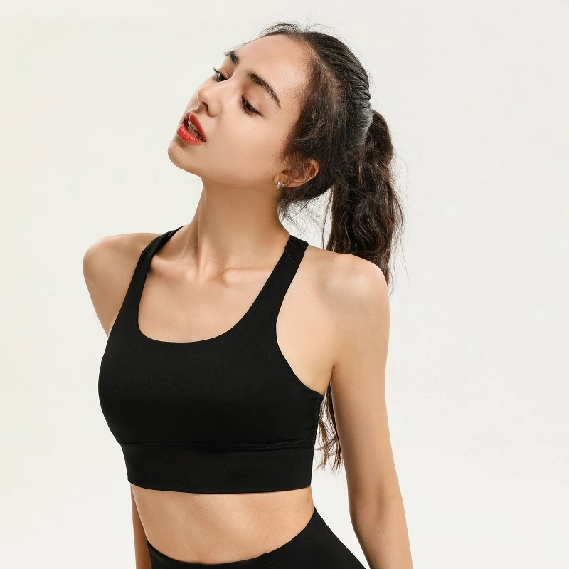 Sportswear Running Zipper Fitness Wear Basic Top High quality/High cost performance  Active Wear Free Size Yoga Sports Bra