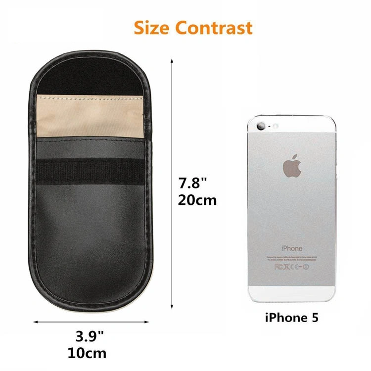 Customized PU Leather RFID Blocking Case Wallet for Smart Phone/Car Key