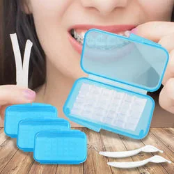 Mint Flavored Portable Dental Patient Relief Painful Protective Pre-Cut Orthodontic Ortho Wax