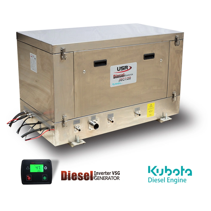 مولد الديزل المركب 18kw طاقة مبردة بالمياه من Kubota لمدة استخدام القارب