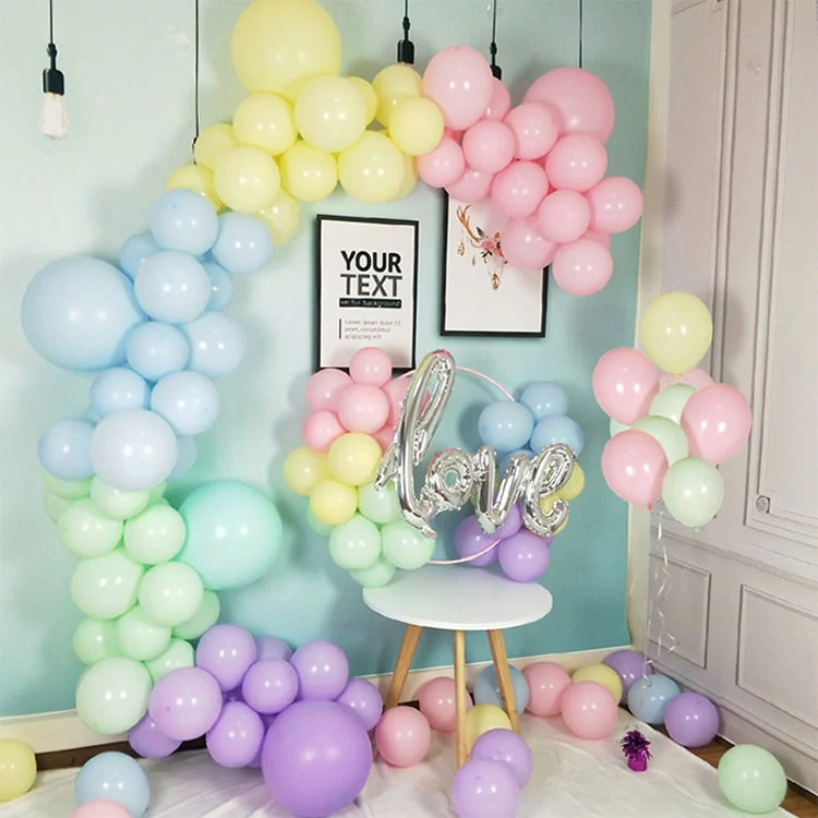 Wholesale/Supplier Hot Sale 5 Inch 200PCS/Bag Macaron Balloon Pastel Latex Balloon