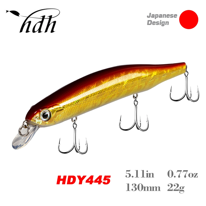 Fabricante China 130 mm, 22G 3D ojo artificial Minnow duro abs cebo cebo de pesca