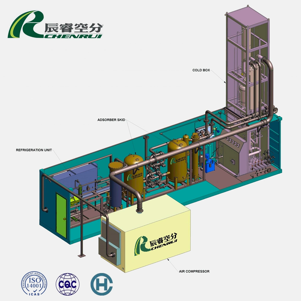 Chenrui Air Separator Generator Spare Parts Cryogenic Air Separator Oxygen Making Zeolite Molecular Sieve