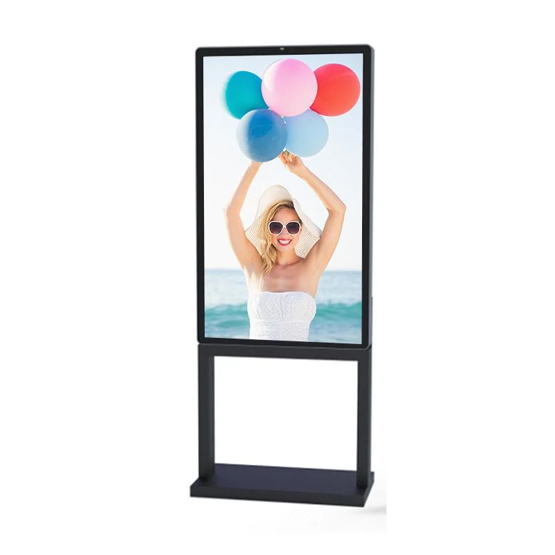 43 Inch Super Thin Infrared Touch Digital Signage Kiosk Advertising Standee with WiFi LCD Display Panel