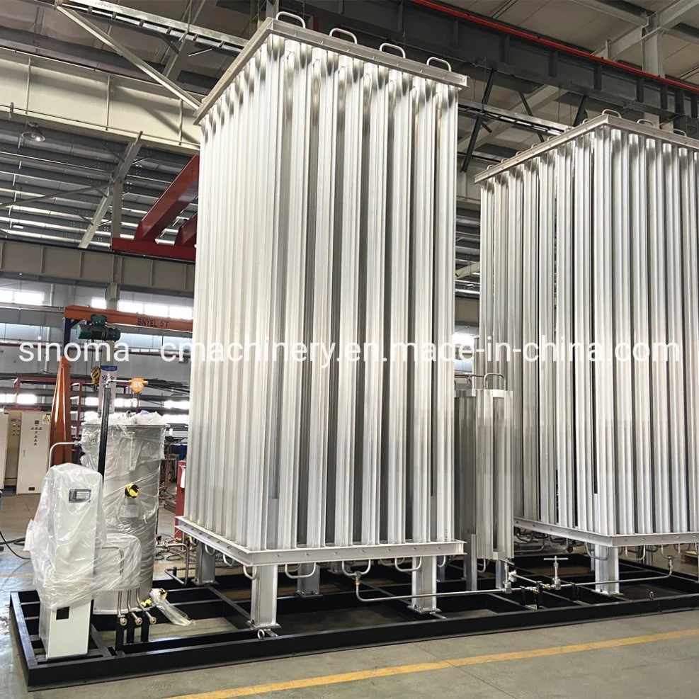 Safe Design LNG Cylinder Regasification Gas Station for LNG Filling Air Heated Vaporiser