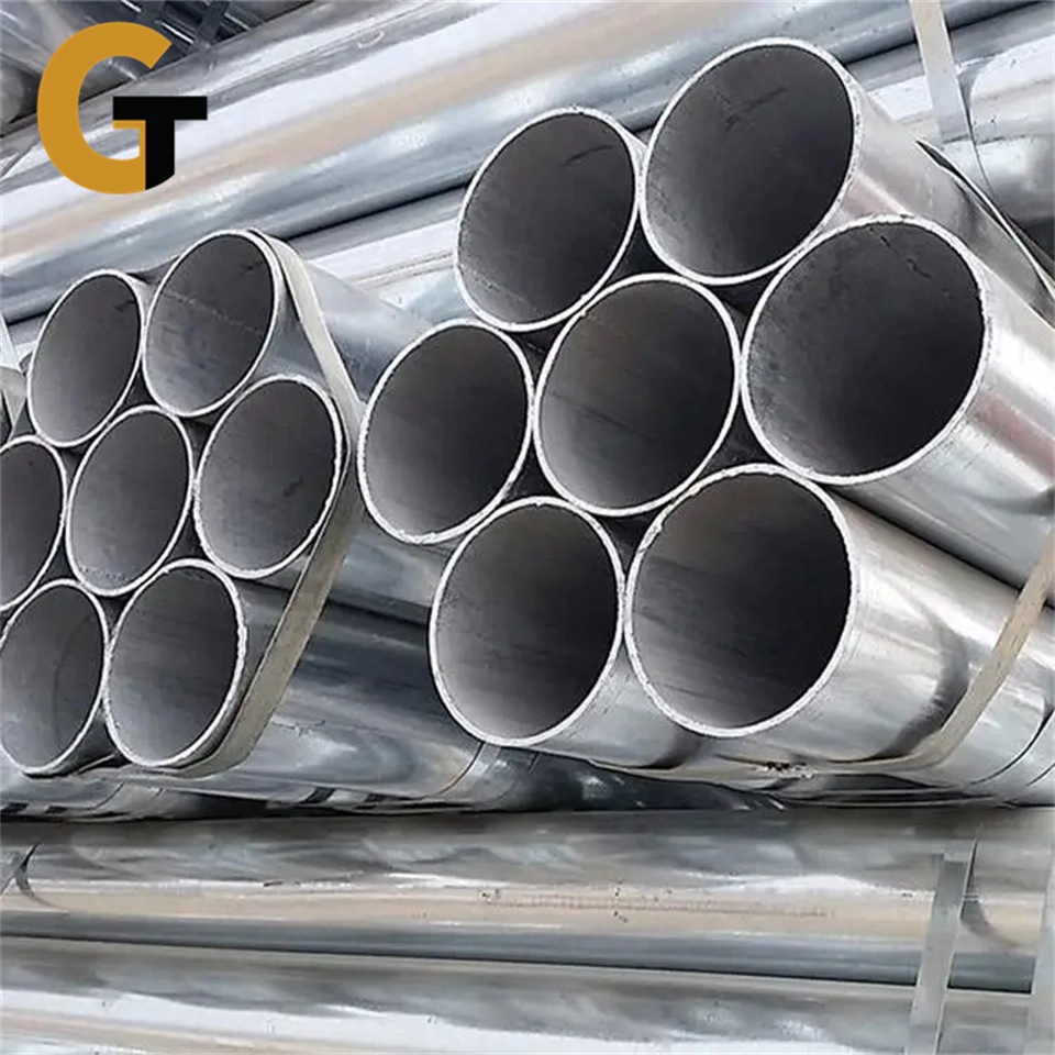 High quality/High cost performance Hot Dipped Gi Round Steel Galvanized Steel Tube Pipe Hot Rolled Mild Carbon Steel S235 Zinc Coated ERW Welded Galvanized Pipe